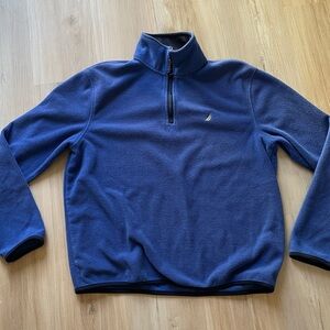 Nautica fleece quarter zip pullover